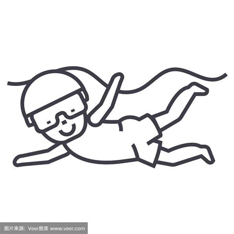 Swim简笔画 的图像结果