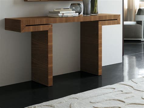 MIYABI | Walnut console table Rectangular walnut console table By ...