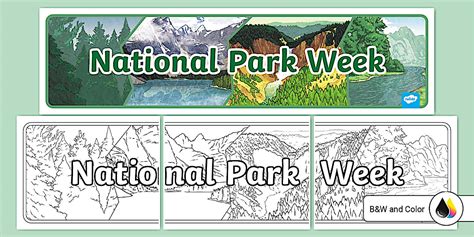 Printable U.S. National Parks Banner | Twinkl USA - Twinkl