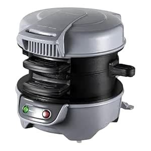 Buy Snevad Breakfast Electric Round Stainless Steel Burger Maker ...