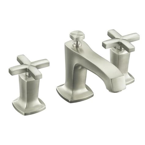 KOHLER Margaux Vibrant Brushed Nickel 2-handle Widespread WaterSense ...