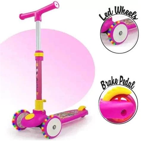 Buy Scooter with Led | Foldable, Brakes & Height Adjustment (2.5-6 ...