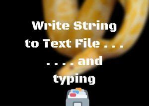 Image result for Python Write Formatted String to File