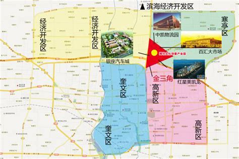 潍坊城市最新规划图,潍坊五区划分地图,2020潍坊城市规划_大山谷图库