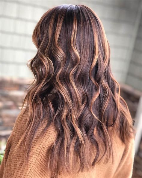30 Trending Ways To Combine Dark Brown Hair with Caramel Highlights