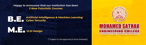 Mohamed Sathak Engineering College | MSEC