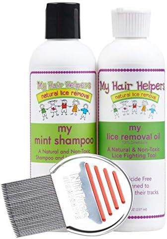 Buy Lice Treatment Kit for Kids - Nit Removal Comb, Peppermint ...