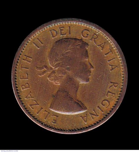 1 Cent 1953 (no strap), Elizabeth II (1953-2022) - Canada - Coin - 7203