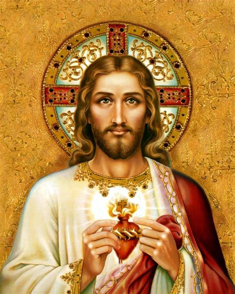 Sacred Heart of Jesus, Jesus Christ, Wall Art Decor, Canvas Home Decor ...