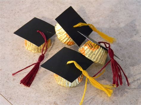Graduation Caps Made from Reese Cups