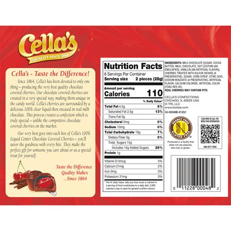 Cella's Milk Chocolate Covered Cherries (6 oz. Box) – Tootsie Roll