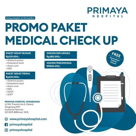 harga medical check up di dinas kesehatan bandung
