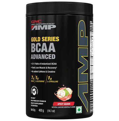 GNC Pro Performance AMP Gold Series BCAA Advanced | For Lean Muscles ...
