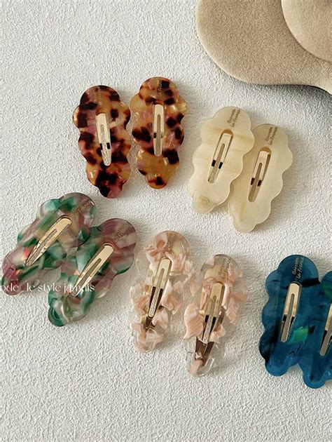 2025 New Arrival Hot Selling Acetate Small Leopard Print BB Clips ...
