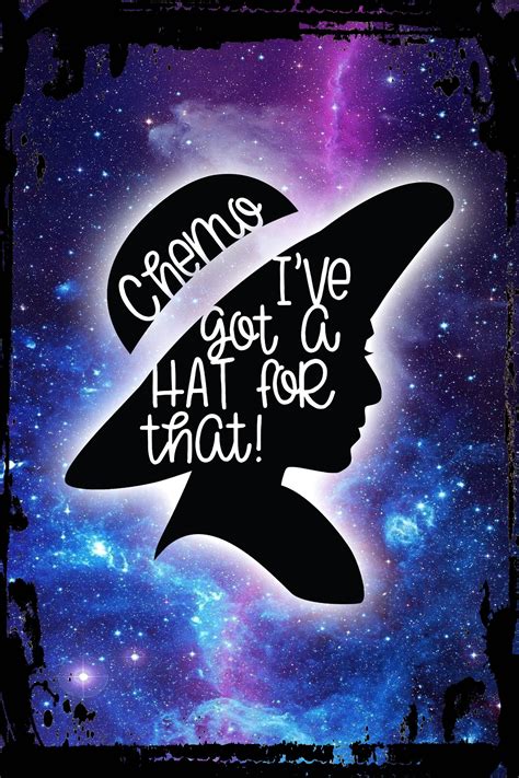 Galaxy Inspirational Wall Art Chemo I've got a hat for that cancer ...