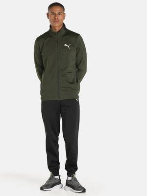 Buy Puma Cricket Mens Green Tracksuits Online
