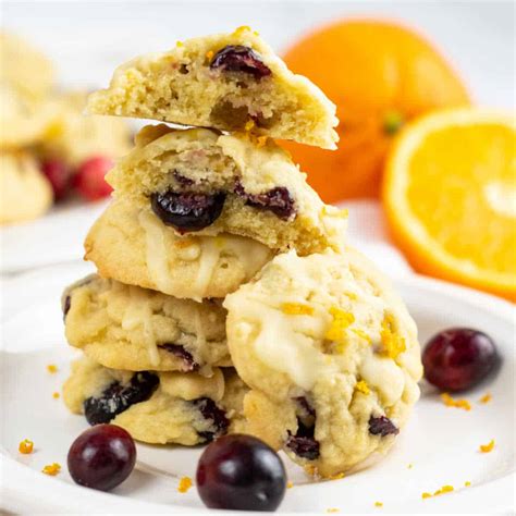 Cranberry Orange Cookies - Far From Normal