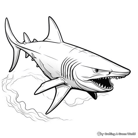 Megalodon Coloring Pages - Free & Printable!