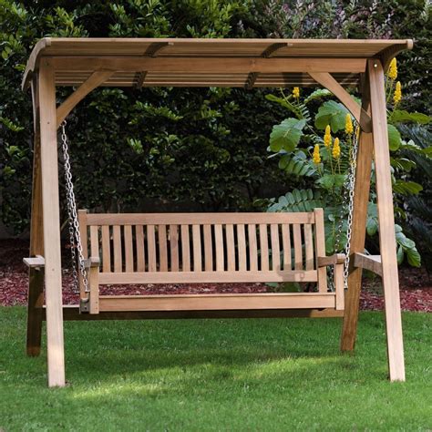 Veranda Swinging Bench with Canopy | Westminster Teak - Modern Design ...