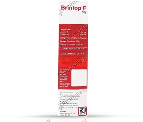 Brintop F 5% Bottle Of 100ml Solution: Uses, Side Effects, Price ...