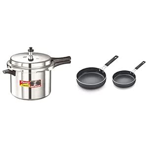Buy Prestige Popular Plus Pressure Cooker, 6.5 Litres+Prestige Omega ...