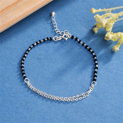 Hand Mangalsutra Silver | Elegant and Symbolic Silver Mangalsutra for ...