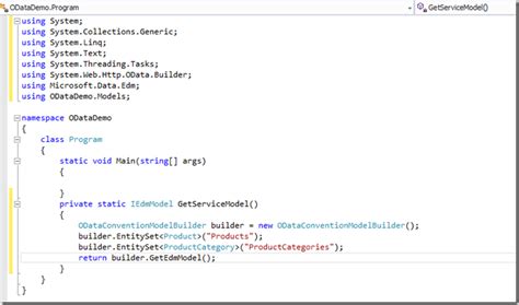 ASP.NET Core OData Entities 的图像结果