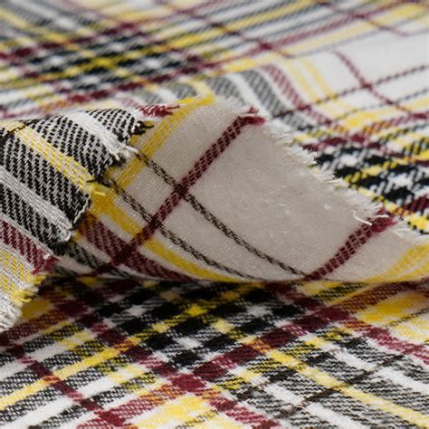 Buy Multi Color Yarn Dyed Cotton Twill Check Fabric @ Rs.479