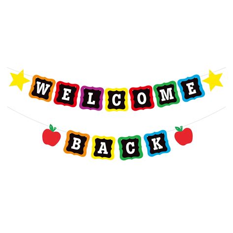 Welcome Back Sign Clipart