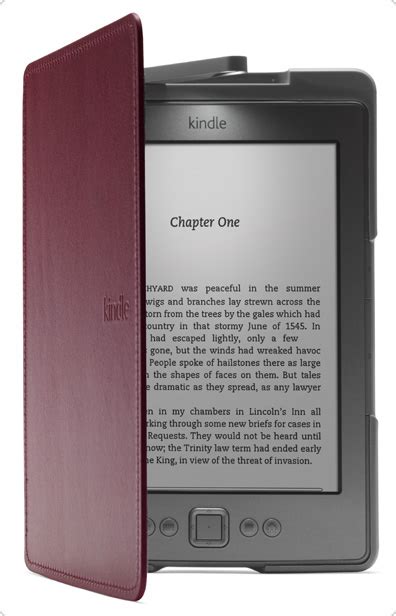 Amazon Kindle Lighted Leather Cover, Black (will only fit Kindle ...