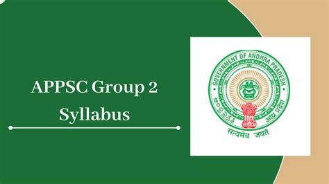 APPSC Group 2 Syllabus and Exam Pattern for Prelims and Mains Exam
