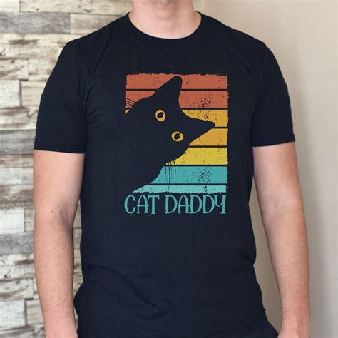 Funny Cat Daddy T-shirt, Best Cat Dad Ever Fathers Day Shirt, Fathers ...