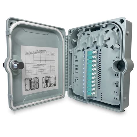 Buy Fiber Optic Wall or Pole Enclosure for Indoor or Outdoor Fiber ...