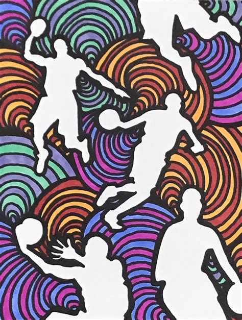 Rhythm and repetition painting art lesson – Artofit