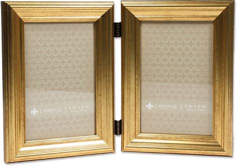 Buy Lawrence Frames 4x6 Hinged Double Sutter Burnished Gold Picture ...