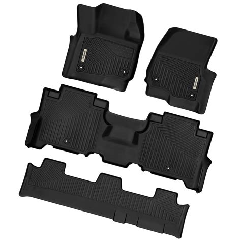 RVNI Floor Mat Liner TPE Rubber 3D for 2018-2023 Ford Expedition ...