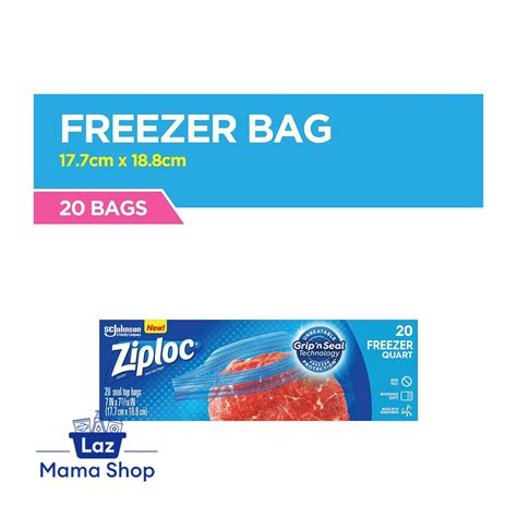 Ziploc Quart Freezer Bag (Laz Mama Shop) | Lazada Singapore