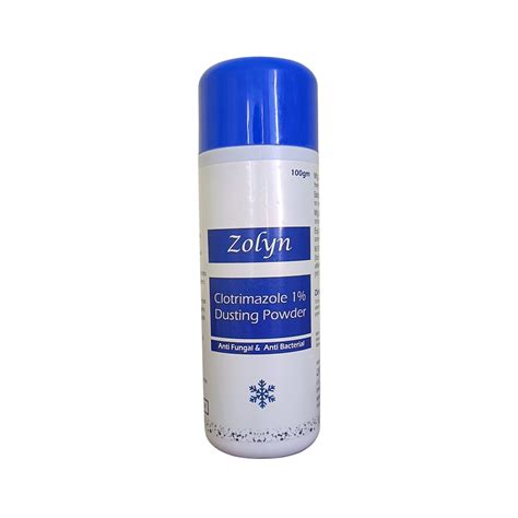 Zolyn Clotrimazole 1% Dusting Powder 100gm - Cureka