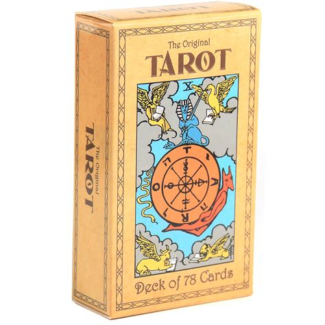 英文原版塔罗牌Tarot deck of 78 cards带说明书12*7cm-阿里巴巴