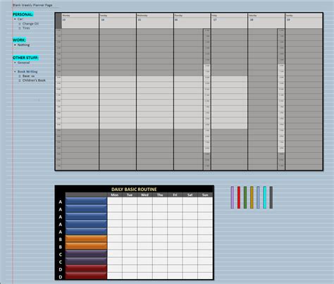 OneNote Weekly Planner 的图像结果