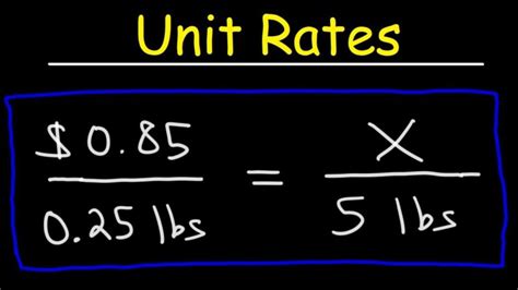Image result for Simple Unit Rate Problem