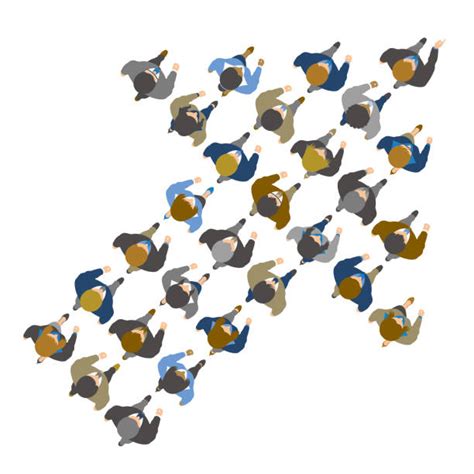 Line of Walking Business People 的图像结果