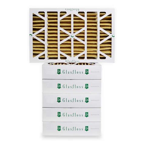 16x20x4 Air Filter MERV 11 Glasfloss Z-Line - Box of 6 - Air Filters ...