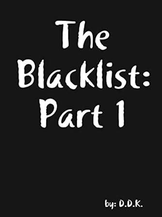 Buy My Blacklist Part 1 Book Online at Low Prices in India | My ...