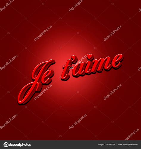Sign Saying Love You French Language Message Loved One — Stock Photo ...