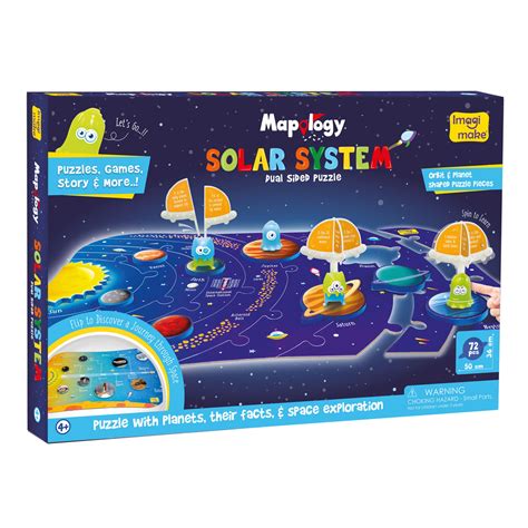 Mapology Solar System Puzzle - Learning Aid & Educational Toy – Imagimake