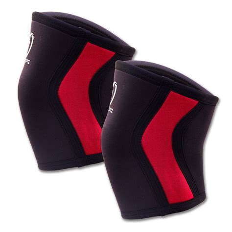 Hercules 7 mm Competition Grade Neoprene Red Knee Support