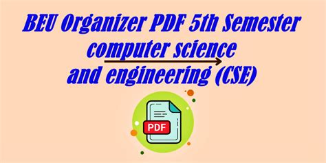 BEU Organizer PDF 5th Semester computer science and engineering (CSE ...
