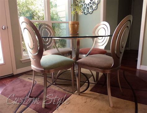 Reupholster dining on sale chair seat