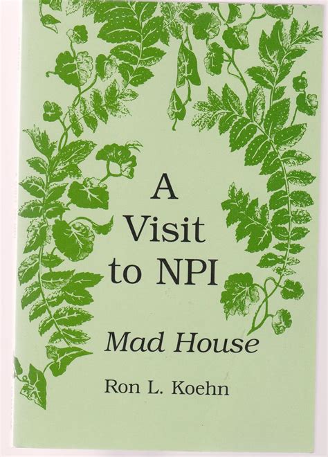 Buy A Visit to Npi: Mad House Book Online at Low Prices in India | A ...